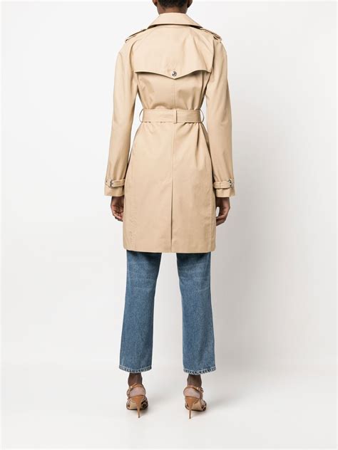 hooded trench coat michael michael kors|Michael Kors trench coat men.